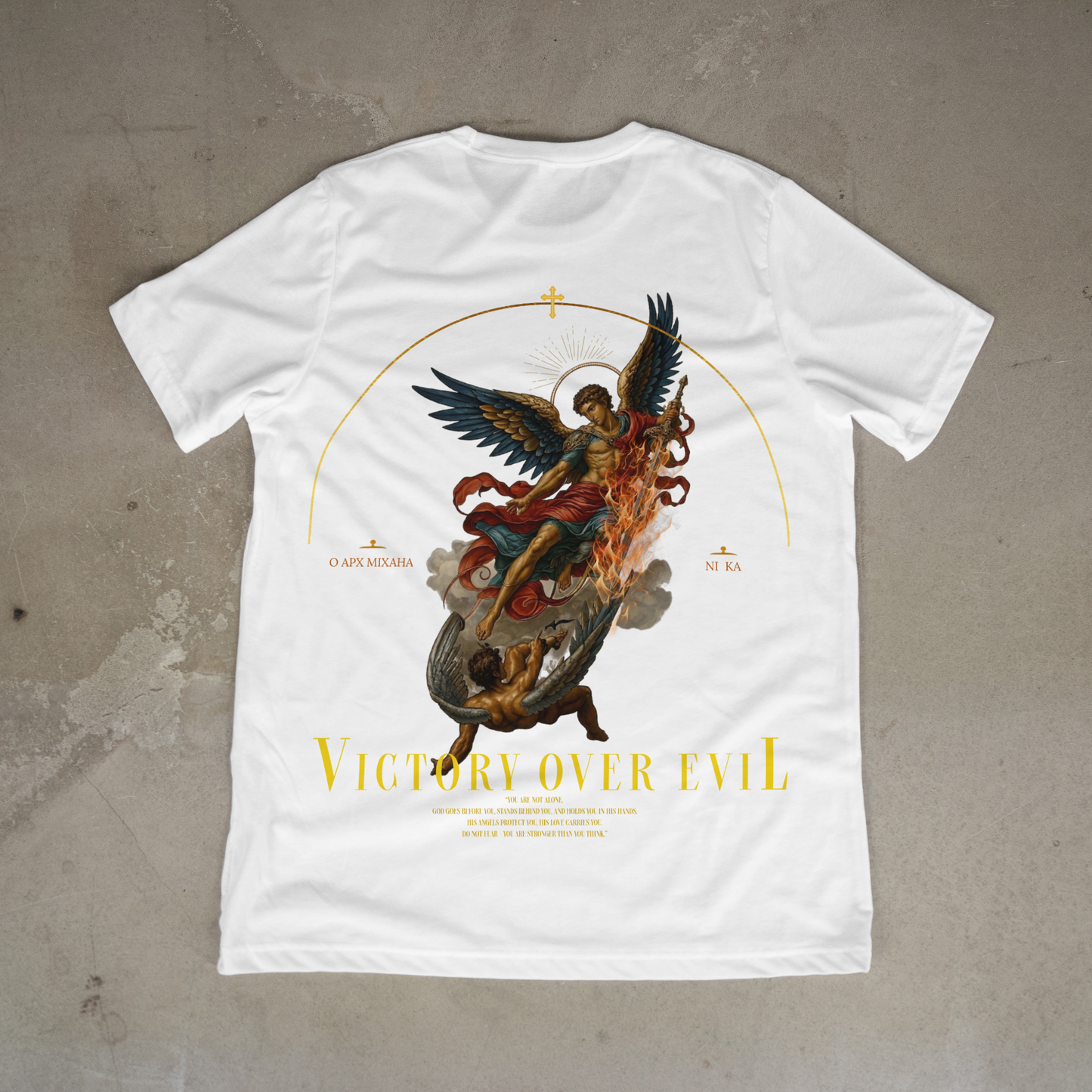 "VICTORY OVER EVIL" PREMIUM SHIRT