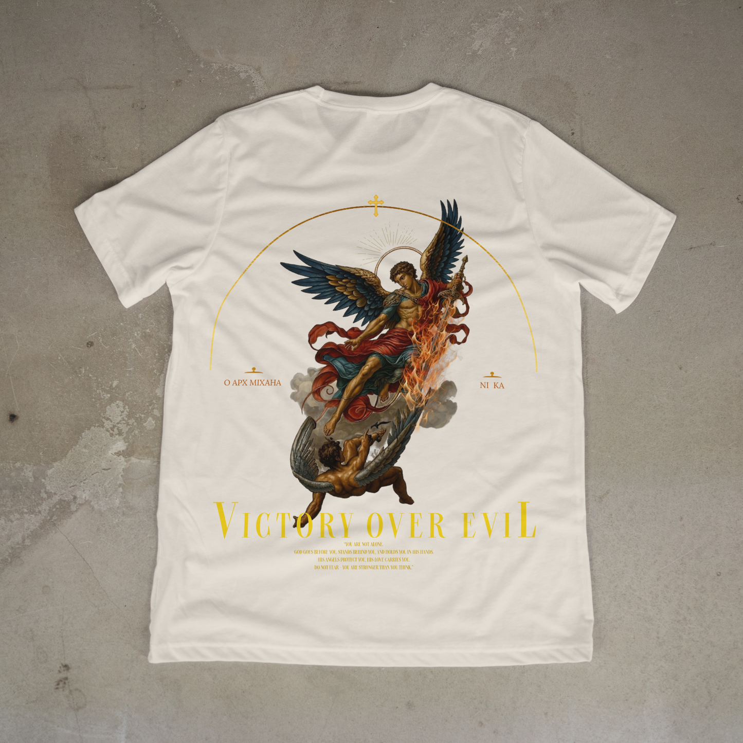 "VICTORY OVER EVIL" PREMIUM SHIRT