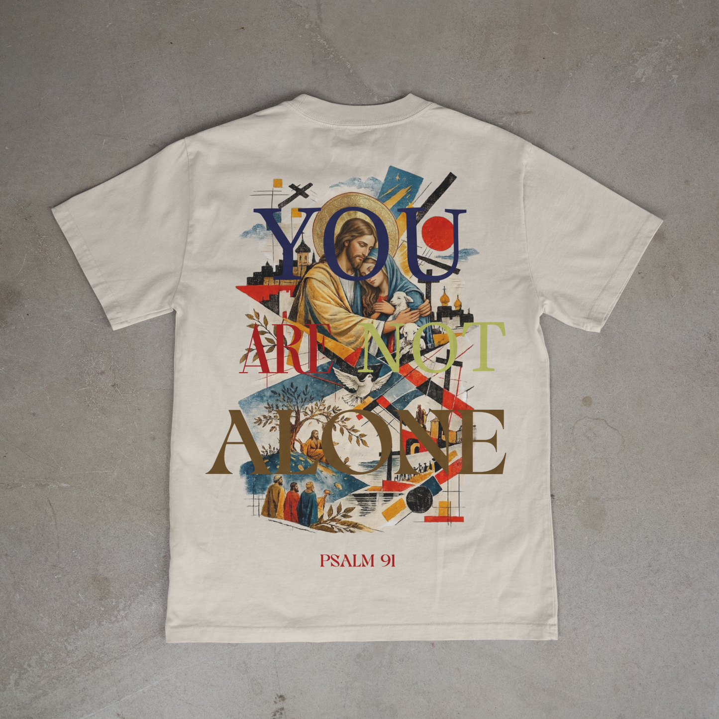"YOU ARE NOT ALONE" OVERSIZED SHIRT