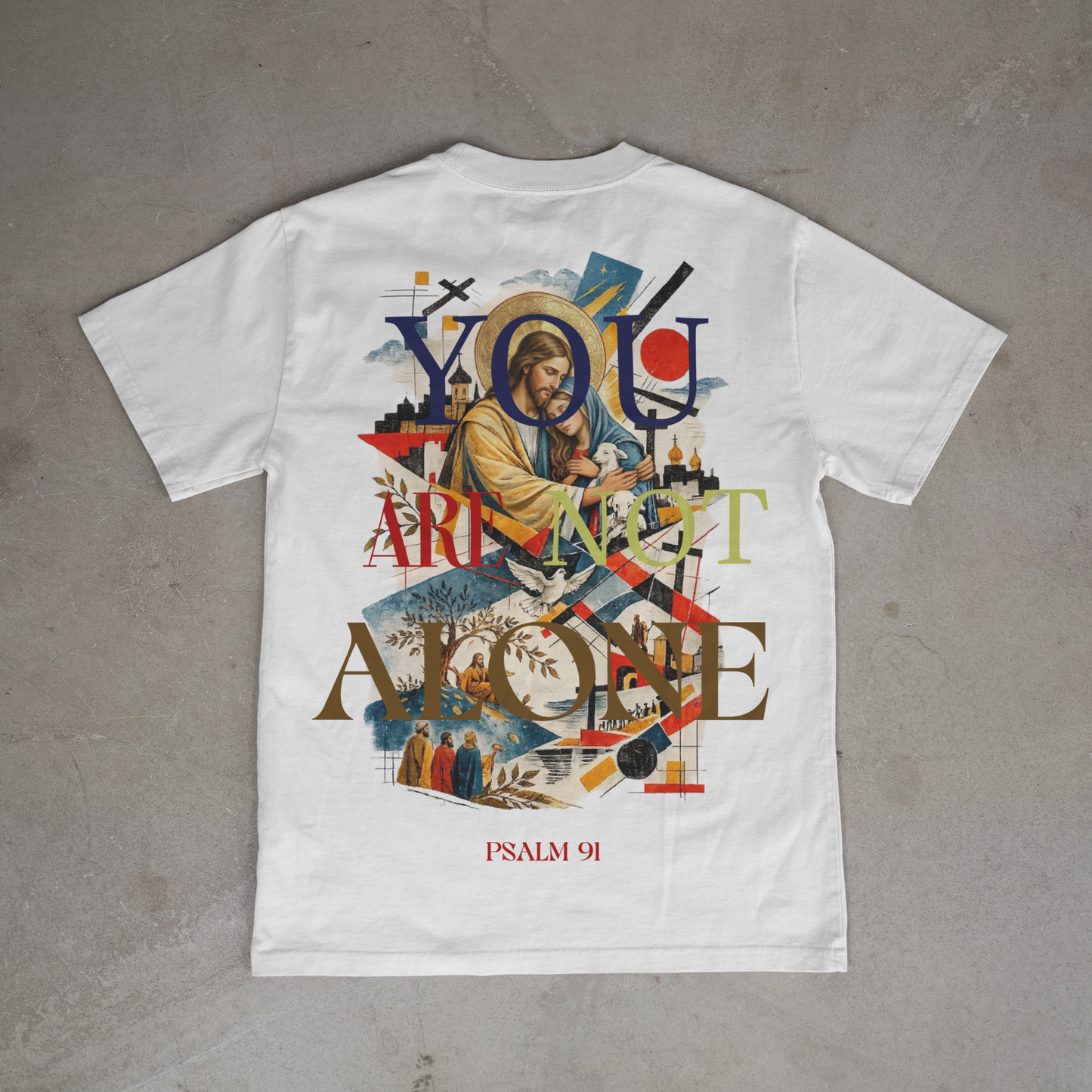 "YOU ARE NOT ALONE" OVERSIZED SHIRT