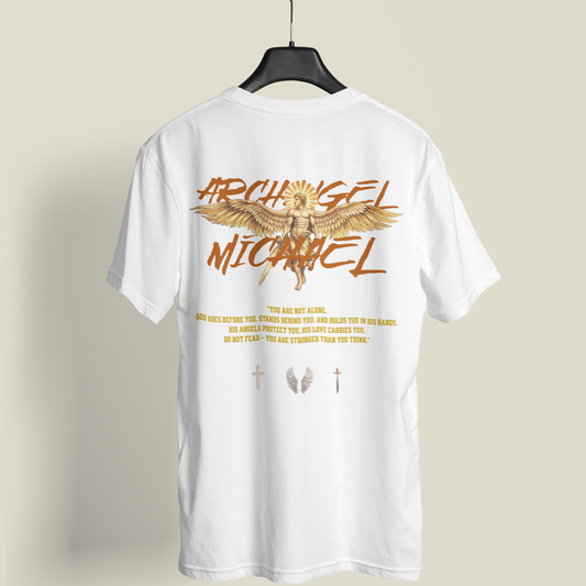 "ARCHANGEL MICHAEL WARRIOR OF GOD" OVERSIZED SHIRT