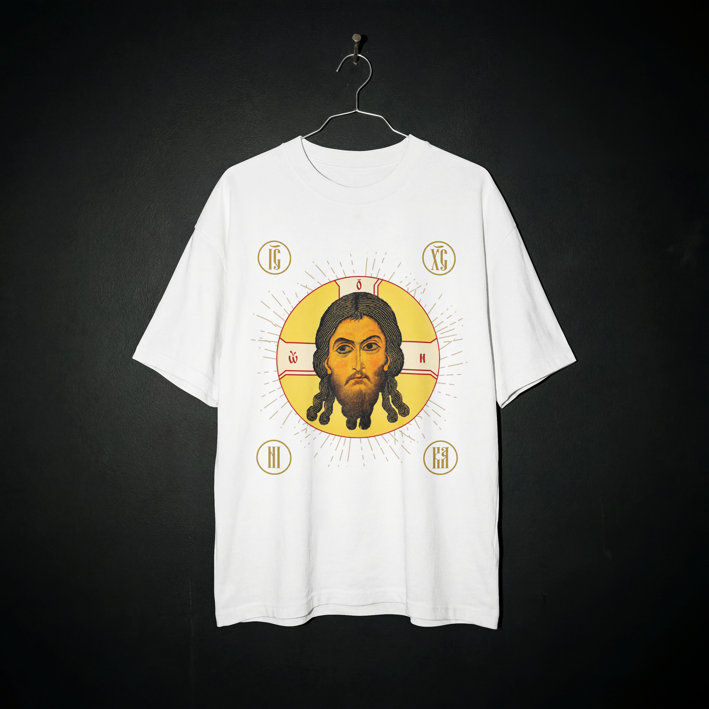 "HOLY ICON" OVERSIZED SHIRT