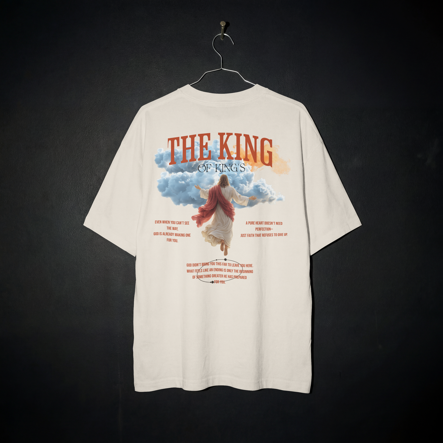 "THE KING OF KING´S" OVERSIZED SHIRT
